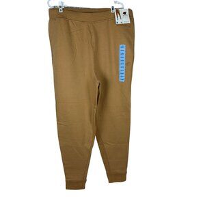 Champion Mens Jogger Sweatpants Size Large Tan Cotton/Polyester Blend